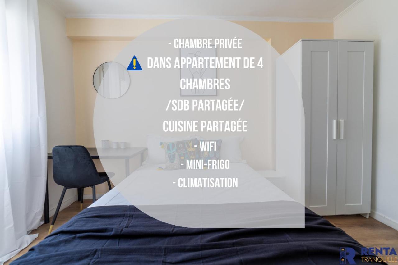 Riviera 4 Aeroport Wifi Climatisation Partage Appartement Nice
