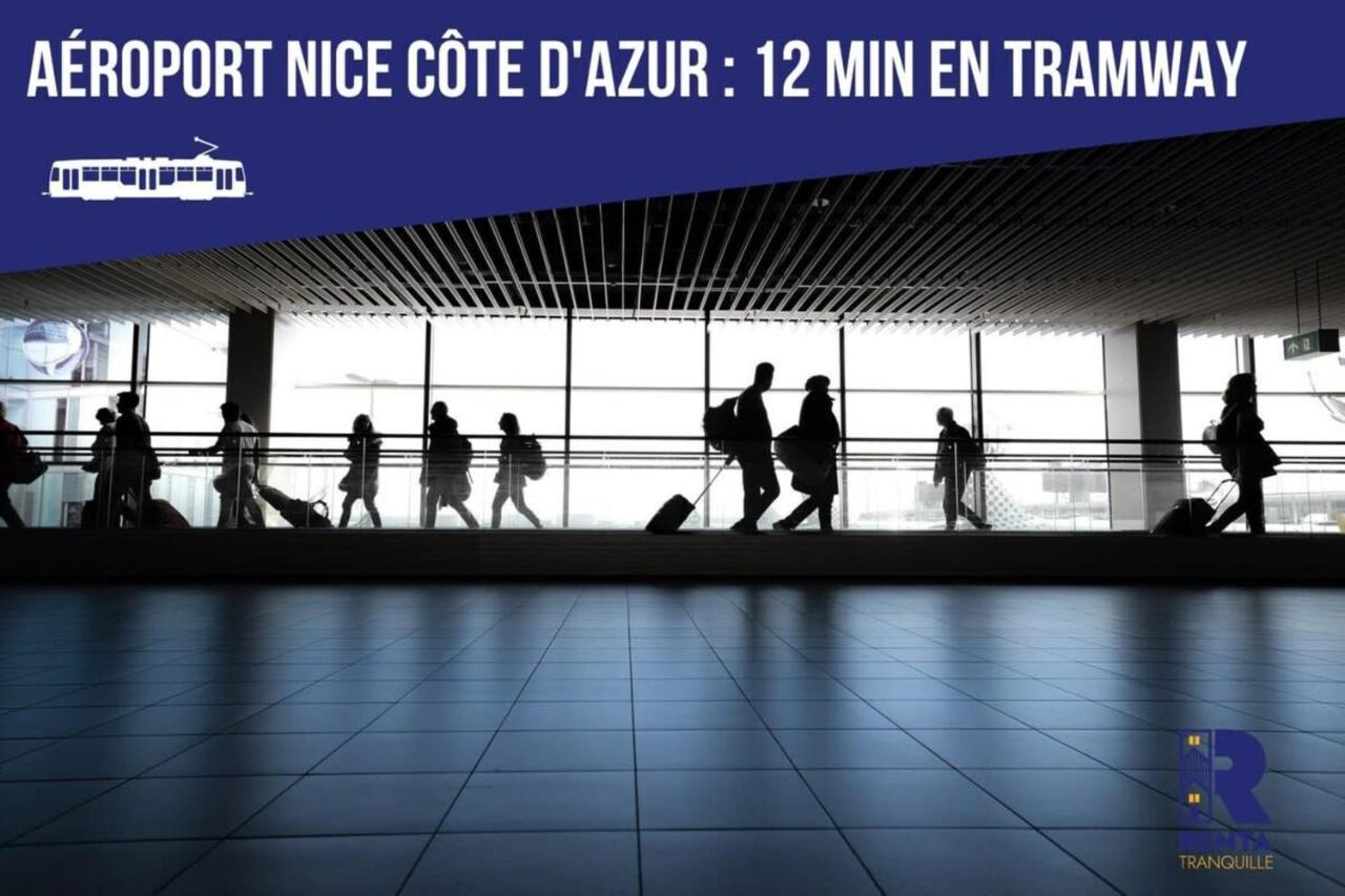 Riviera 4 Aeroport Wifi Climatisation Partage Appartement
